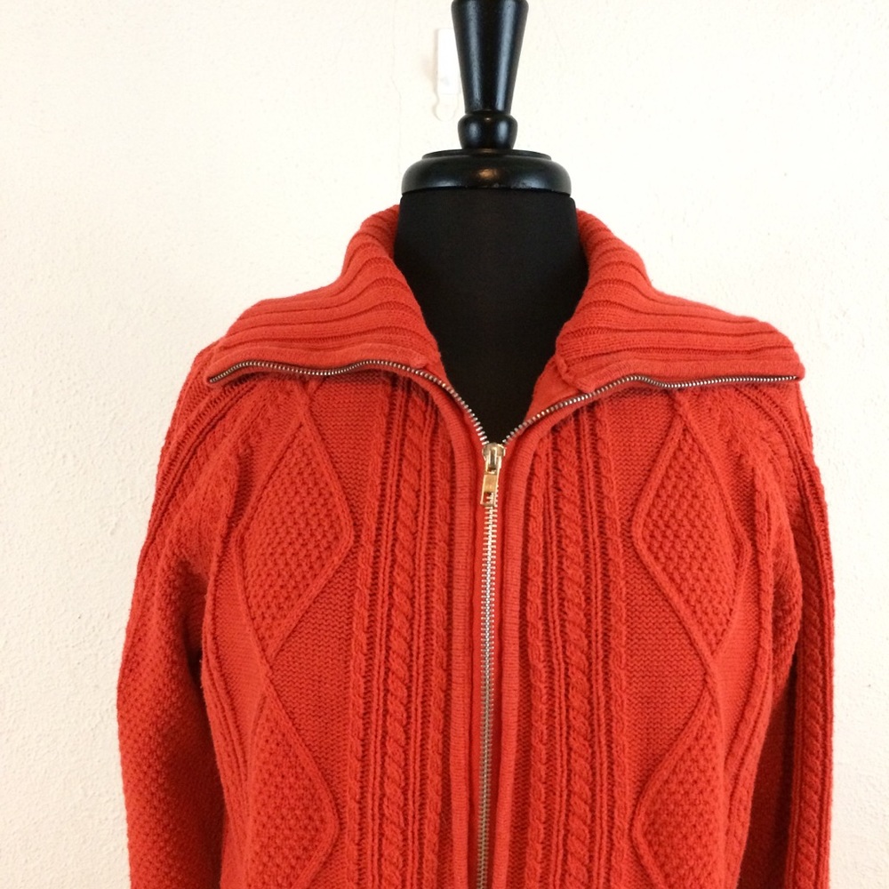 Relativity Cable Knit High Collared Sweater - image 2